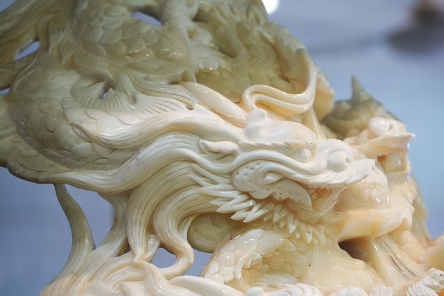 Chiêm ngưỡng bức Cửu Long Tranh Châu bằng vỏ sò nghìn năm tuổi - 3
