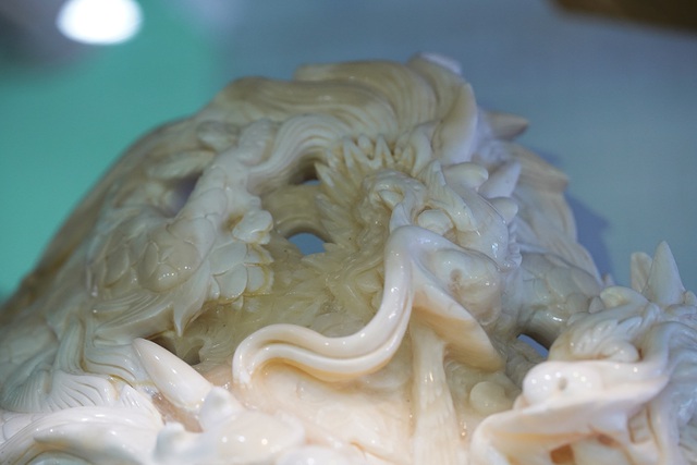 Chiêm ngưỡng bức Cửu Long Tranh Châu bằng vỏ sò nghìn năm tuổi - 7