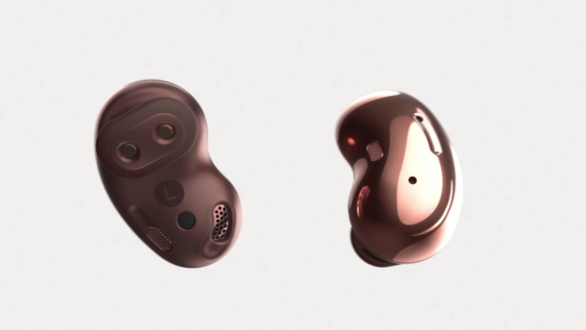 Lộ ảnh tai nghe không dây với thiết kế hình hạt đậu độc đáo của Samsung