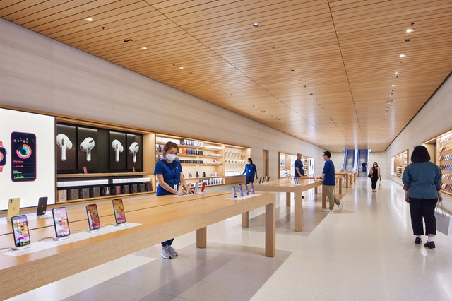 Hé lộ hình ảnh bên trong cửa hàng Apple Store nổi trên mặt nước - 4