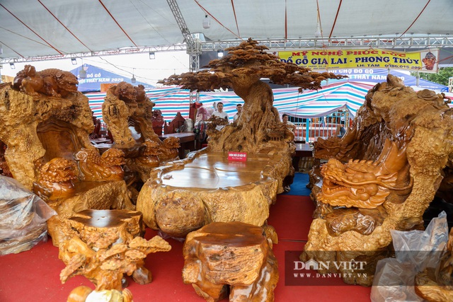 Ngỡ ngàng khúc gỗ được rao bán 10 tỷ đồng tại hội chợ ở Hà Nội - 9