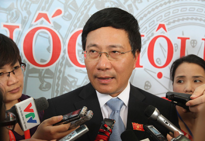 Tân Phó Thủ tướng Phạm Bình Minh nói về bảo vệ chủ quyền biển đảo