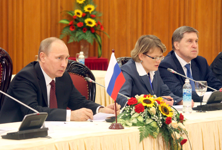 Gần 17h, Tổng thống Nga Putin hội kiến với Thủ tướng Nguyễn Tấn Dũng