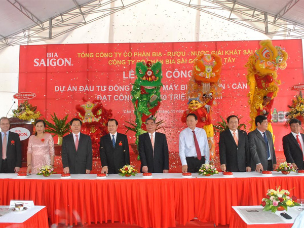 450 tỷ đồng nâng công suất Bia Sài Gòn - Cần Thơ