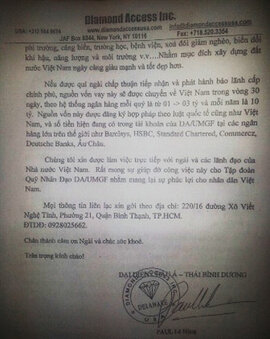 Hành tung bí ẩn của Việt kiều “viện trợ 10 tỉ USD”