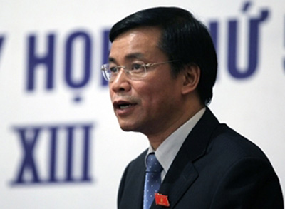 Chủ nhiệm Văn phòng Quốc hội Nguyễn Hạnh Phúc.