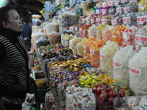 Kẹo mứt Trung Quốc tung hoành tại các chợ