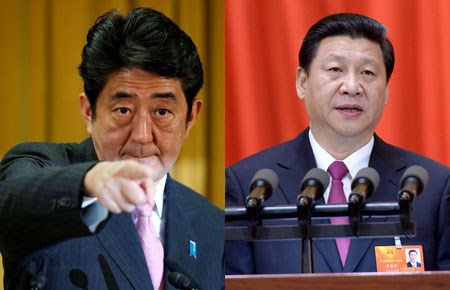 Shinzo Abe đối đầu Tập Cận Bình