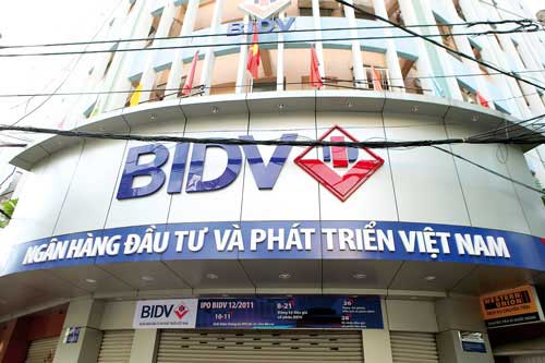 Cổ phiếu BIDV mất điểm trong sáng đầu tiên chào sàn