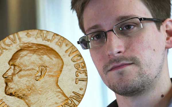 Snowden được đề cử giải Nobel Hòa bình 2014