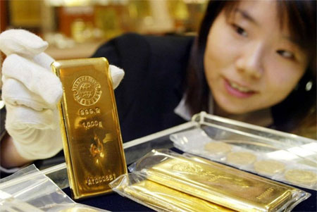 Tổng nhu cầu vàng năm 2013: 1.065,8 tấn