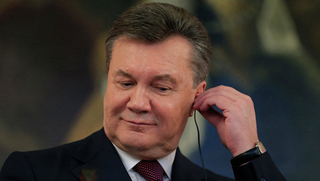 Tổng thống bị phế truất của Ukraine Viktor Yanukovych.