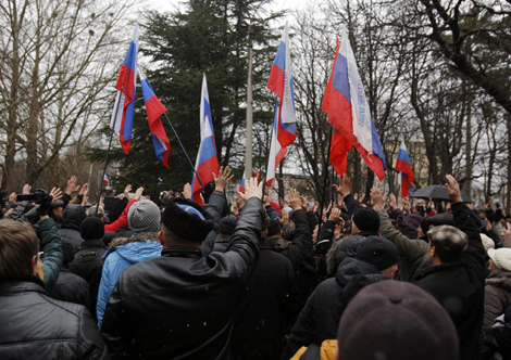 Bán đảo Crimea đề nghị sáp nhập vào Nga