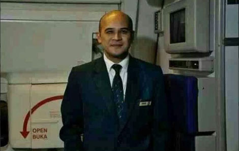 Ông Andrew Nari, tiếp viên trưởng trên chuyến bay MH370 của Malaysia Airlines.