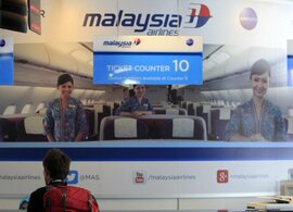 Cổ phiếu Malaysia Airlines tụt 10% sau vụ máy bay mất tích