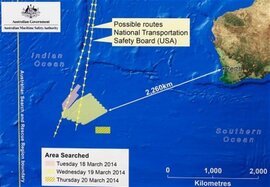 Úc phát hiện mảnh vỡ 24m trong khi tìm máy bay mất tích