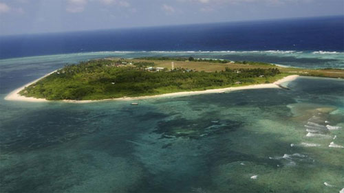 Đảo Pagasa thuộc vùng chồng lấn trên Biển
Đông (Ảnh Reuters)