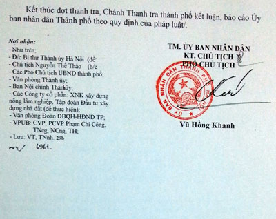 Thành phố Hà Nội chỉ đạo thanh tra làm rõ vi phạm tại dự án B5 Cầu Diễn