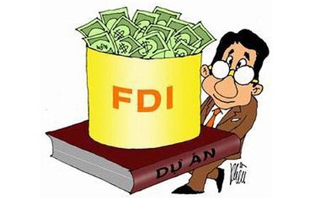 Vốn FDI đăng ký giảm mạnh, vốn thực hiện tăng