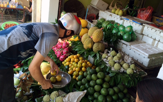 hoa-quả, thực-phẩm, thực-phẩm-giải-nhiệt, hoa-quả-giải-nhiệt, tăng-giá, nắng-nóng, chợ, Hà-Nội, cua-đồng, hút-khách