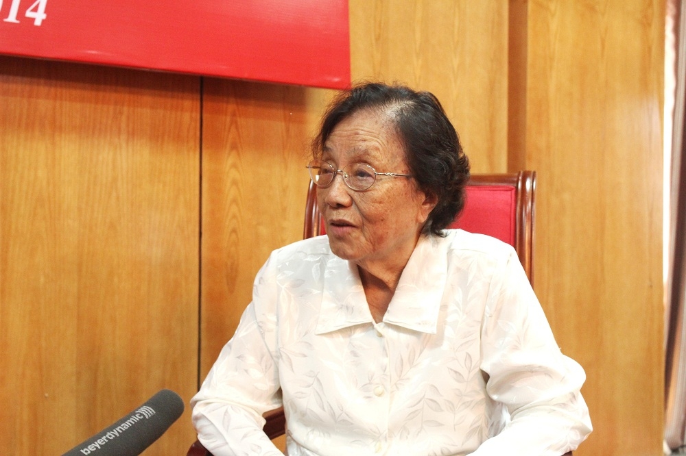 Bà Nguyễn Thị Bình: Hành động của Trung Quốc là 