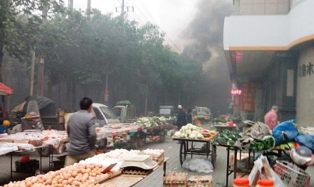 Vụ tấn công xảy ra tại một khu chợ