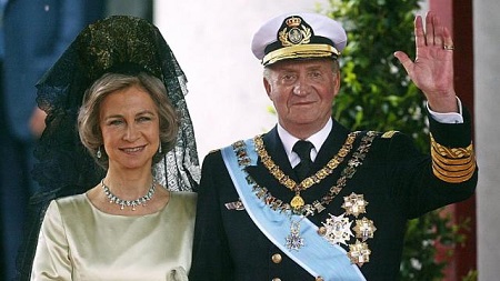 Nhà vua Juan Carlos và hoàng hậu Sophia