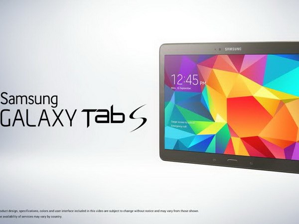 Máy tính bảng Samsung Galaxy Tab S sẽ ra mắt vào 13/6