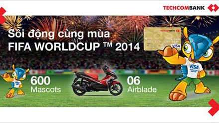 Techcombank tặng quà đặc biệt nhân dịp World Cup
