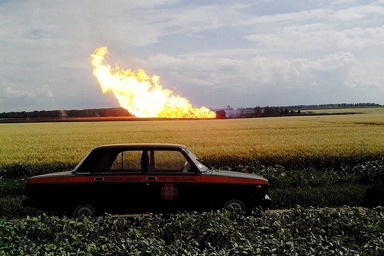 Đường ống dẫn khí đốt của Nga nổ tung trên đất Ukraine