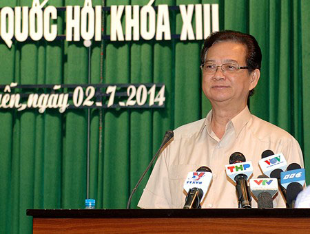 Thủ tướng Nguyễn Tấn Dũng tiếp xúc cử tri tại quận Ngô Quyền, tp Hải Phòng