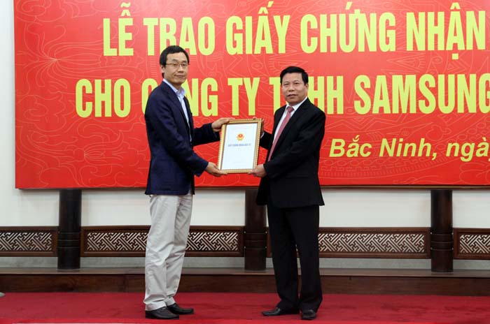 Bắc Ninh cấp phép cho dự án tỷ đô của Samsung Display