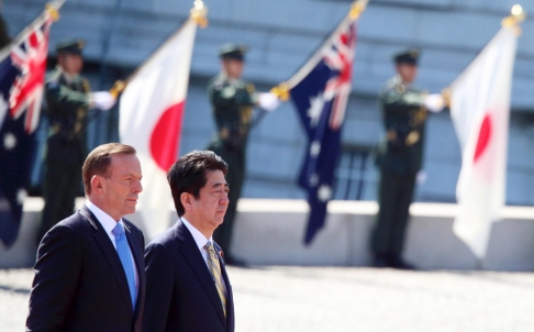 Thủ tướng Úc tới thăm Nhật Bản hồi tháng 4.