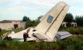 Máy bay quân sự Ukraine bị bắn rơi gần biên giới Nga
