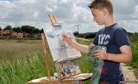 Thiên tài hội họa 11 tuổi sở hữu khối tài sản gần… 73 tỉ đồng