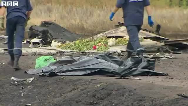 Quân nổi dậy Ukraine công bố video máy bay MH17 ngay sau khi rơi