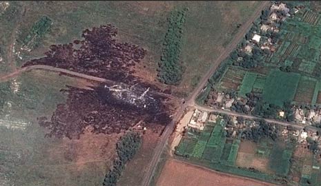 Thảm họa MH17 nhìn từ trên cao