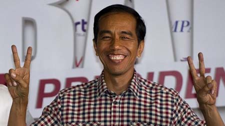 Thị trưởng Jakarka Joko Widodo đã đắc cử chức Tổng thống Indonesia