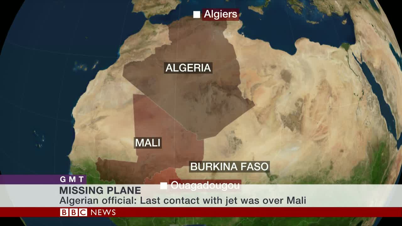Máy bay Algeria mất tích: Thời tiết xấu hay bị bắn hạ?