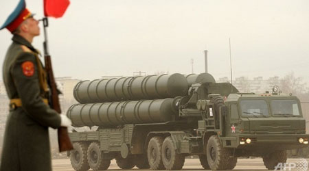 Một hệ thống tên lửa S-300 của Nga.