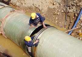 Tạm dừng thanh tra dự án đường ống nước Sông Đà