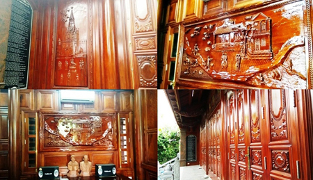 Căn nhà gỗ, đinh hương, nổi tiếng, Nghệ An, thợ mộc, thi công