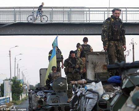 Căng thẳng đang gia tăng ở miền đông Ukraine.