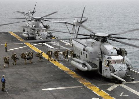 Trực thăng CH-53E Super Stallion của Hải quân Mỹ