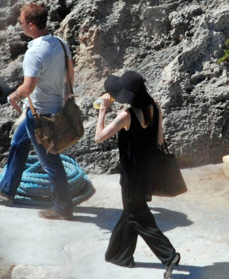 Angelina Jolie đã có mặt tại Malta vào tuần trước để chuẩn bị ghi hình bộ phim By The Sea.
