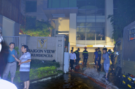 Khách sạn Sài Gòn View Residences nơi xảy ra vụ ngập tầng hầm