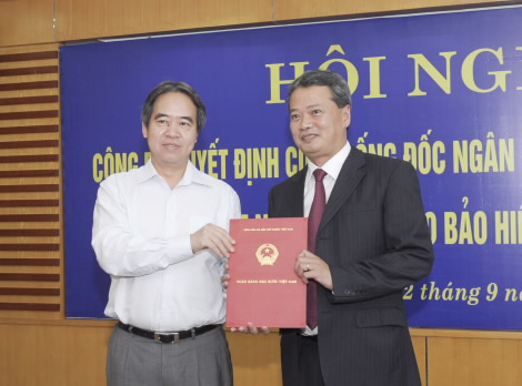 Ông Nguyễn Quang Huy được bổ nhiệm Tổng Giám đốc Bảo hiểm Tiền gửi Việt Nam 