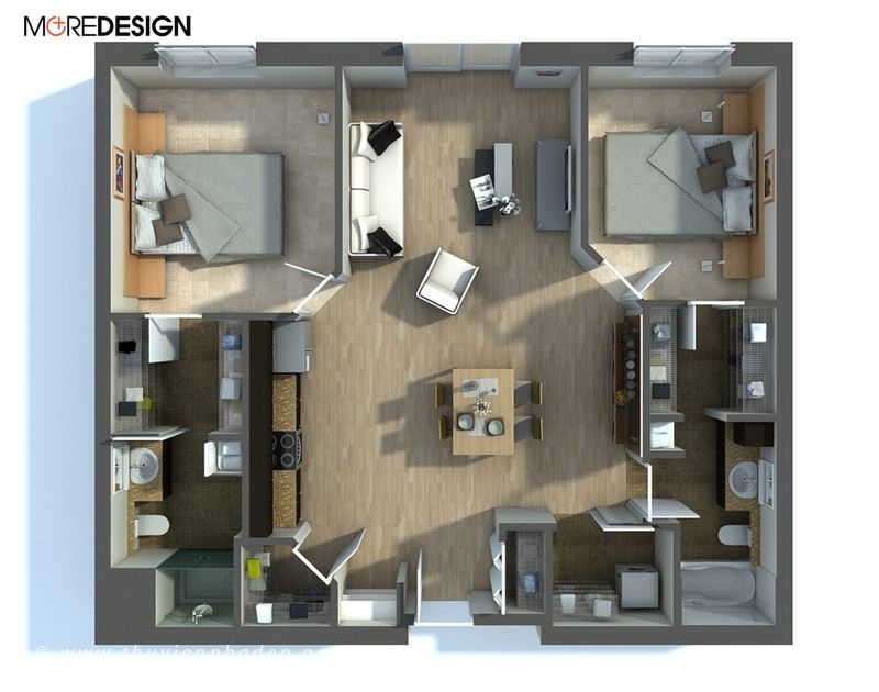Thiết kế nội thất căn hộ chung cư