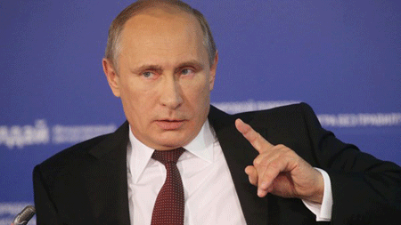 Tổng thống Nga Vladimir Putin phát biểu tại CLB Valdai ở Sochi (ảnh: Getty Images)