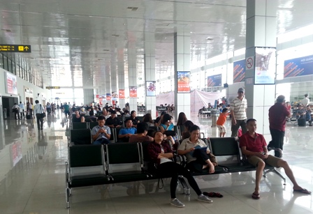Khu cách ly tại sảnh E sân bay Nội Bài